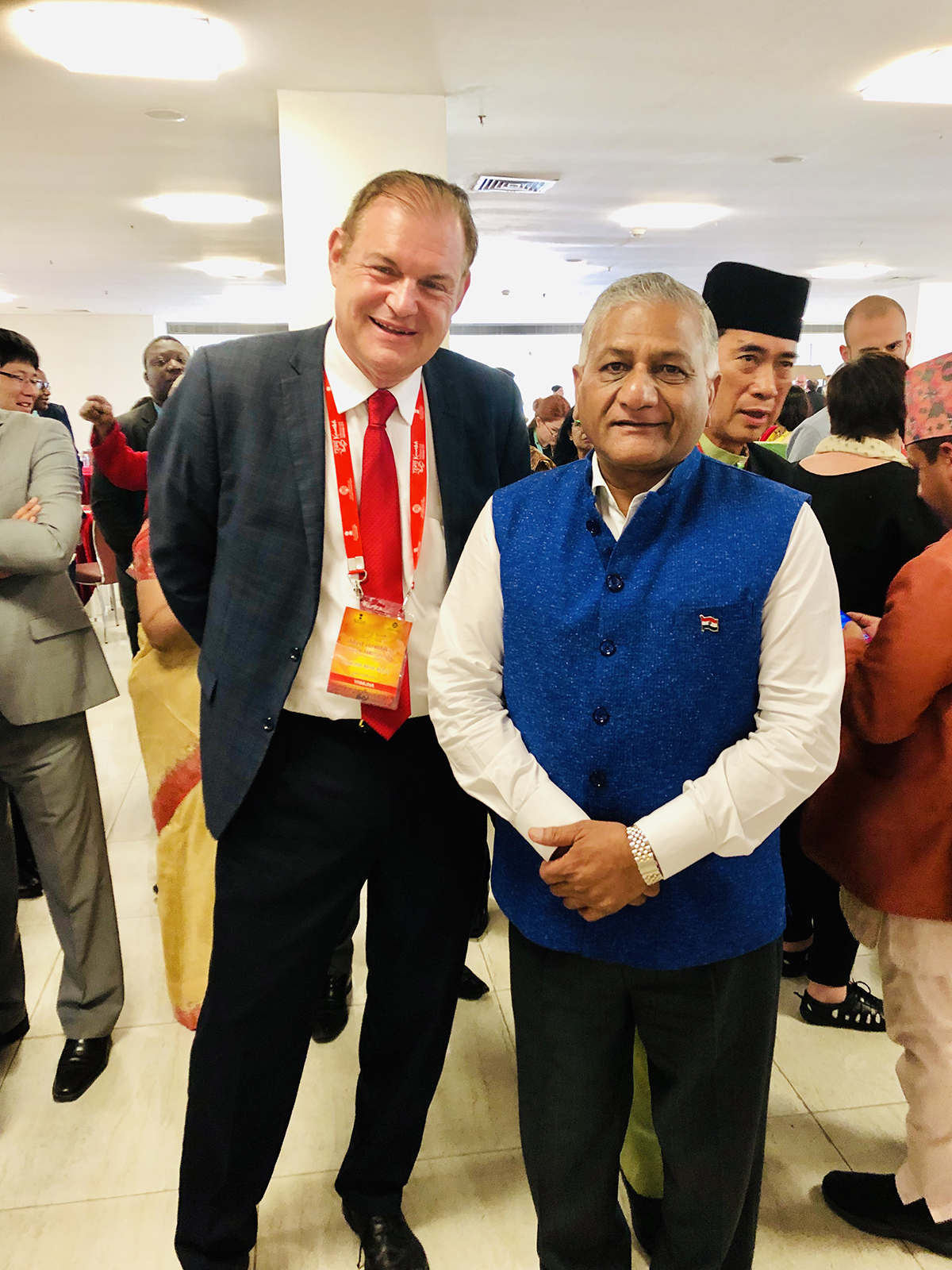 Avec Le Ministre Indien Des Affaires ÉTrangères, À Delhi